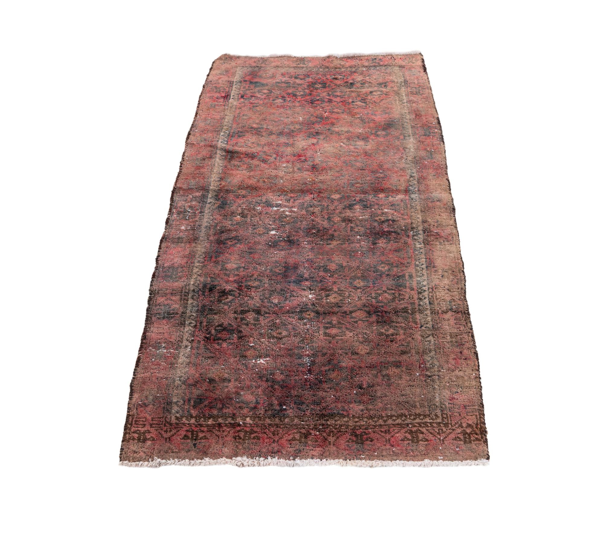 2' 9 x 5' 1 Hand Knotted Ultra Vintage Persian Wool Rug