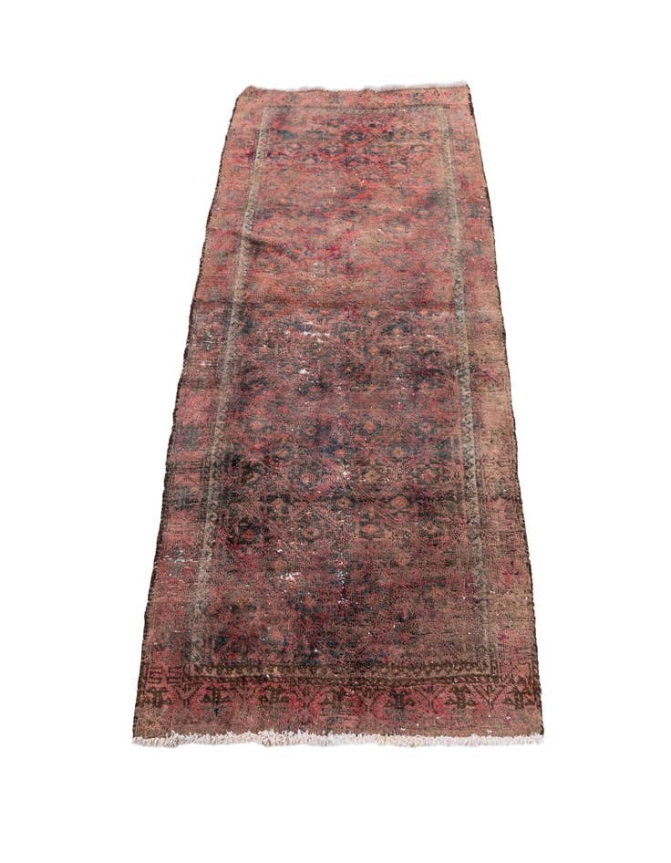 Detail image of 2' 9 x 5' 1  Hand Knotted Ultra Vintage Persian Wool Rug