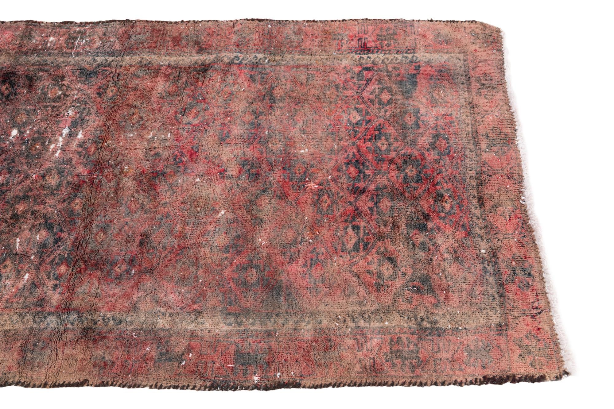 2' 9 x 5' 1 Hand Knotted Ultra Vintage Persian Wool Rug