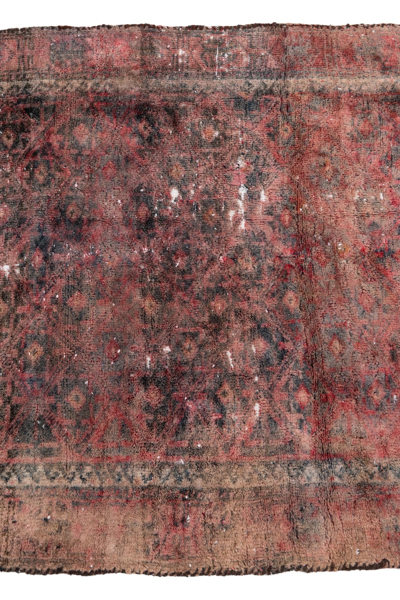 2' 9 x 5' 1 Hand Knotted Ultra Vintage Persian Wool Rug