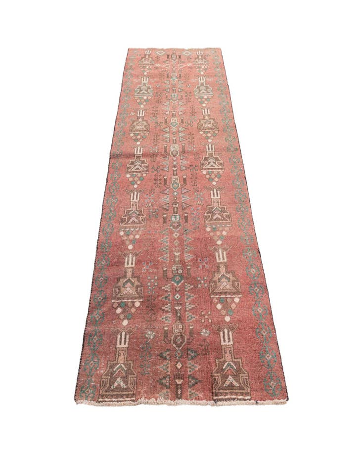 Detail image of 2' 9 x 5' 1  Hand Knotted Ultra Vintage Persian Wool Rug