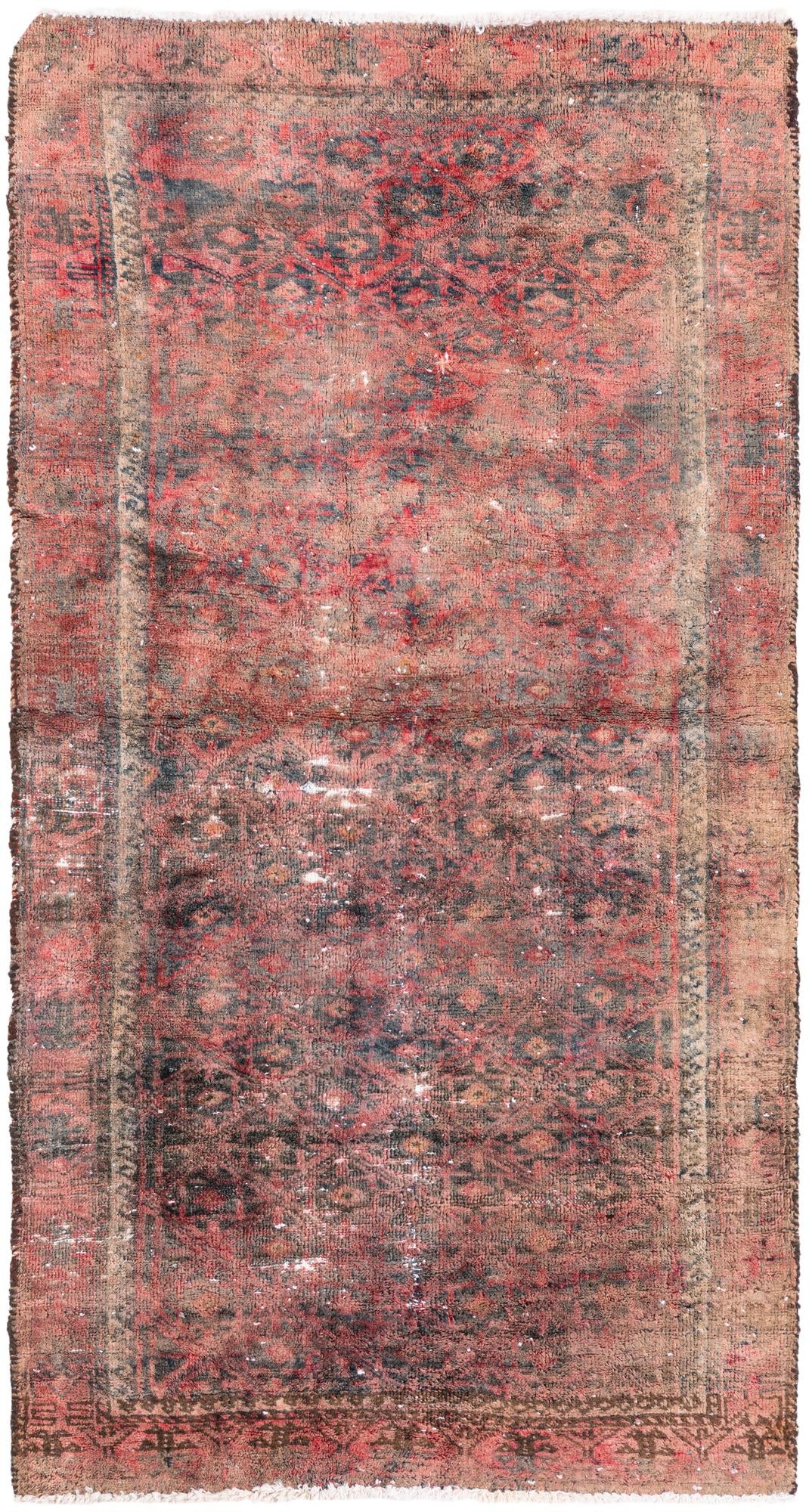 2' 9 x 5' 1 Hand Knotted Ultra Vintage Persian Wool Rug