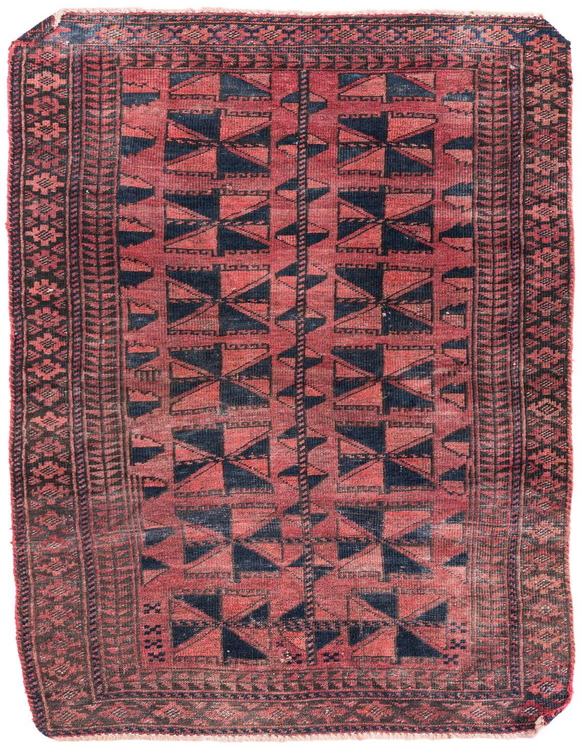 Primary image 2' 8 x 4' 7  Hand Knotted Ultra Vintage Persian Wool Rug