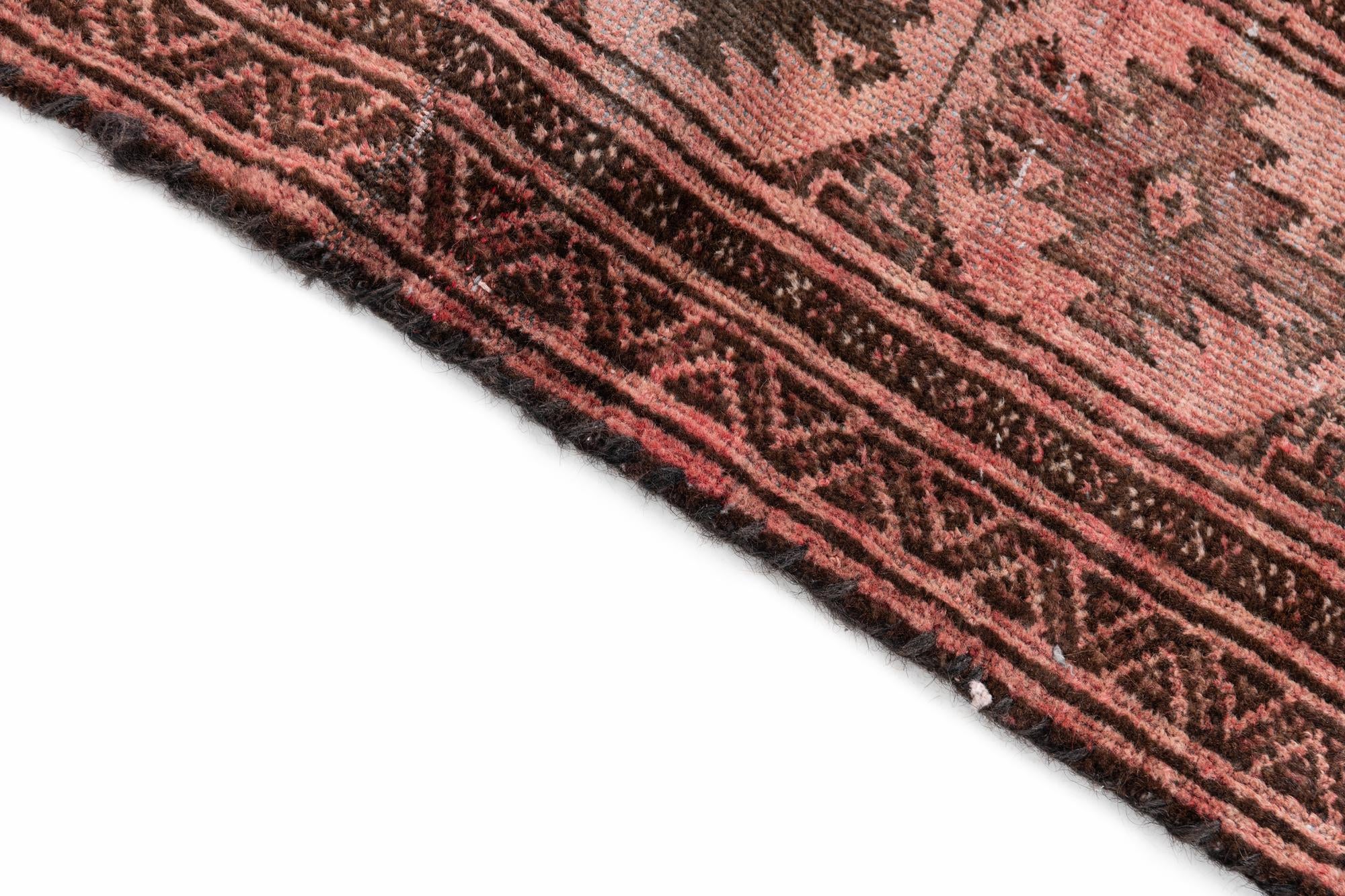 3' 8 x 7' 2 Hand Knotted Ultra Vintage Persian Wool Rug