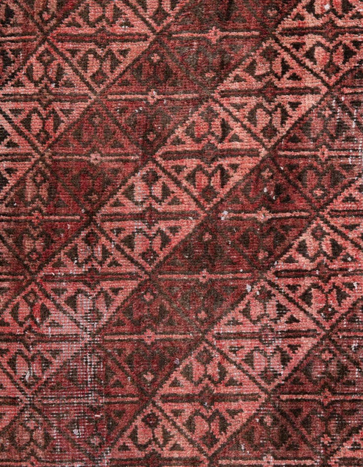 Detail image of 3' 8 x 7' 2  Hand Knotted Ultra Vintage Persian Wool Rug