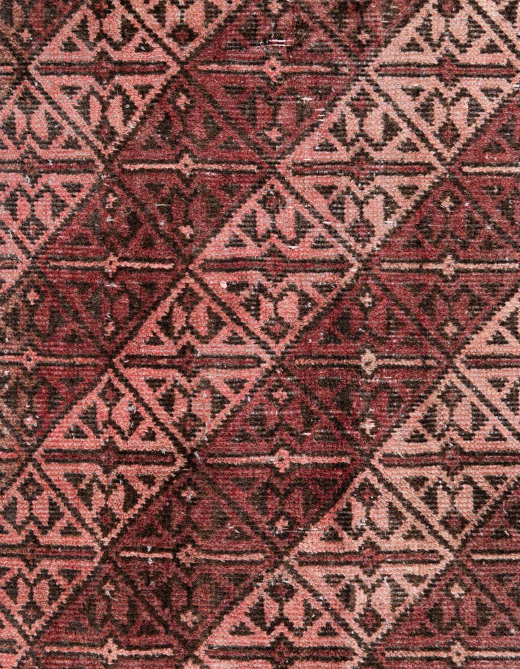 Detail image of 3' 8 x 7' 2  Hand Knotted Ultra Vintage Persian Wool Rug