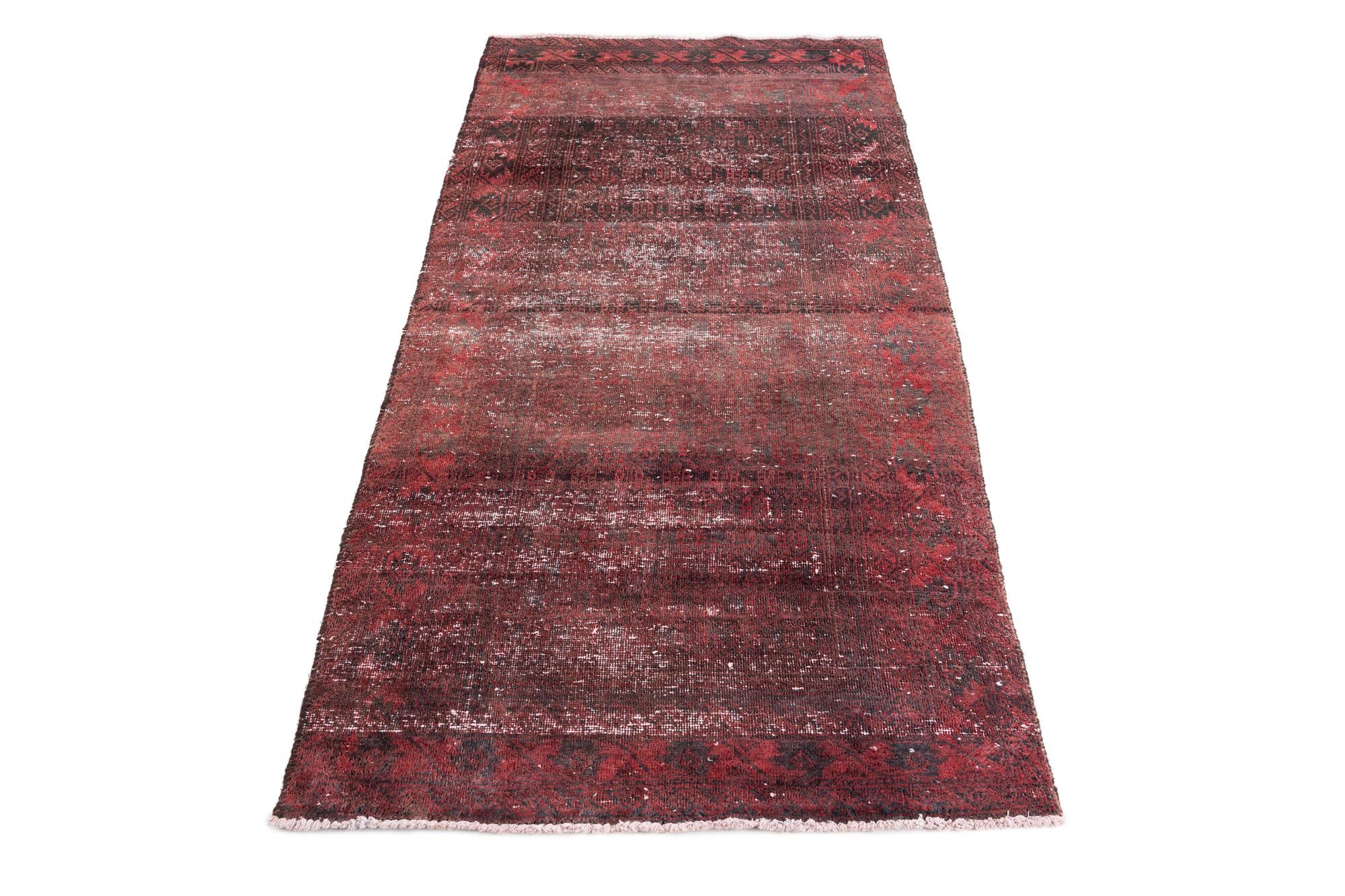 3' x 5' 8 Hand Knotted Ultra Vintage Persian Wool Rug