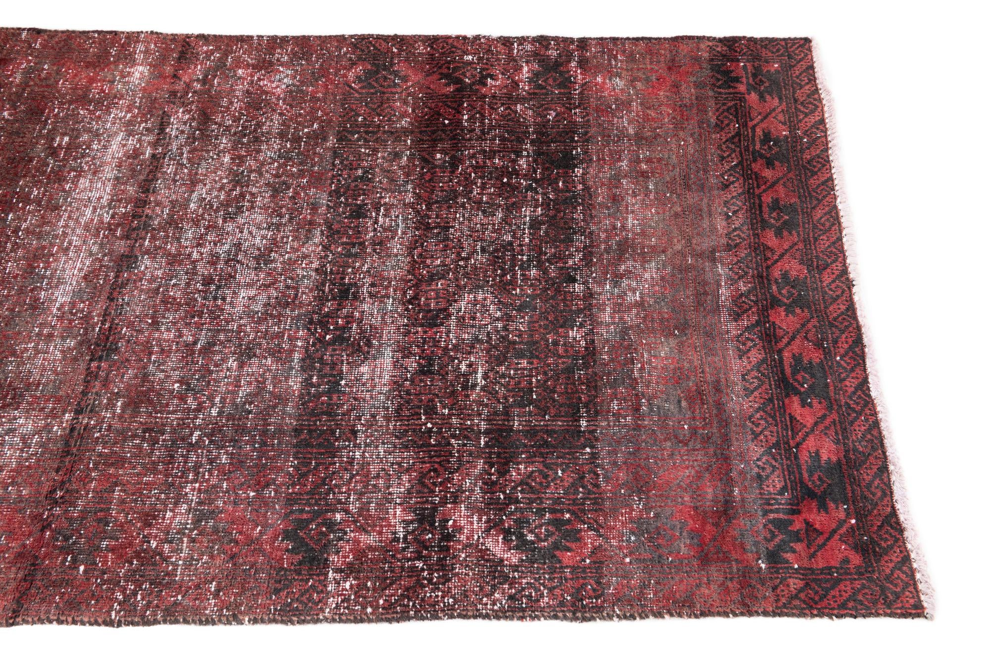 3' x 5' 8 Hand Knotted Ultra Vintage Persian Wool Rug