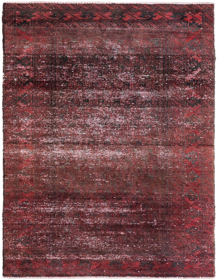 Detail image of 3' x 5' 8 Hand Knotted Ultra Vintage Persian Wool Rug
