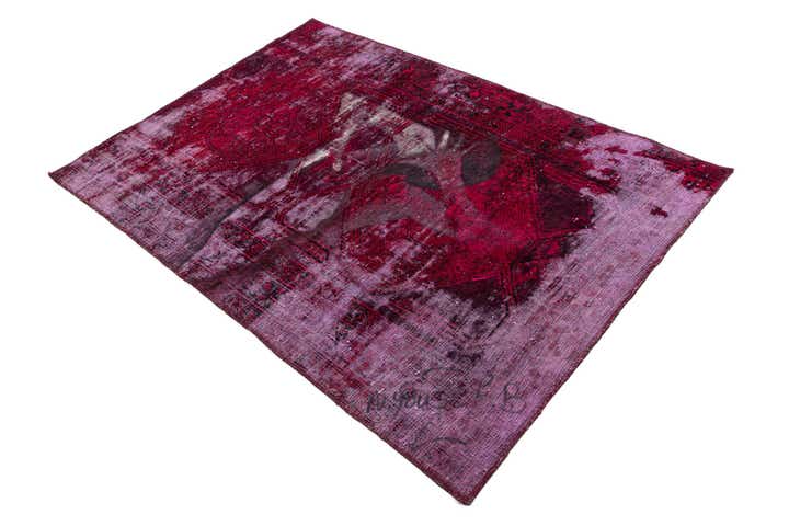 3' 8 x 5' 3 Hand Knotted Ultra Vintage Persian Wool Rug