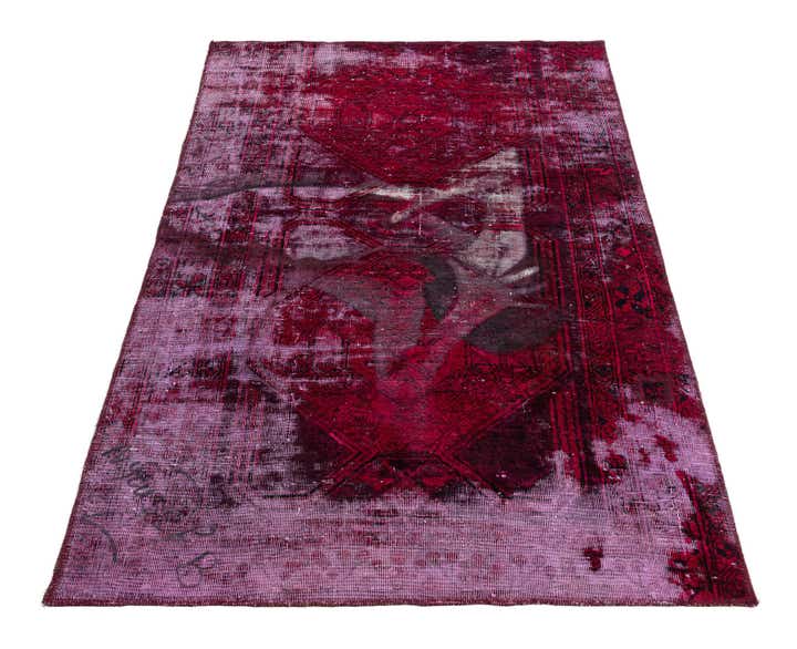 3' 8 x 5' 3 Hand Knotted Ultra Vintage Persian Wool Rug