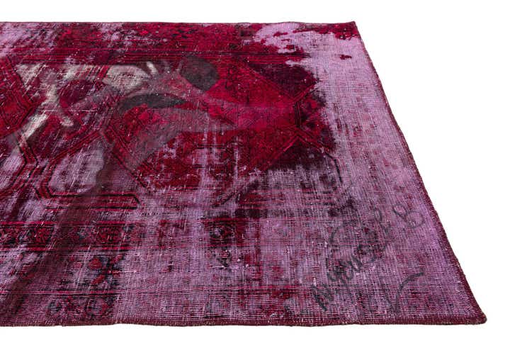 3' 8 x 5' 3 Hand Knotted Ultra Vintage Persian Wool Rug