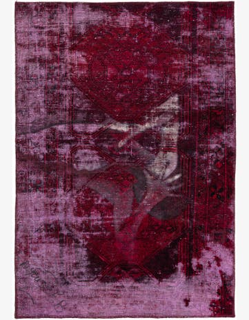 3' 8 x 5' 3 Hand Knotted Ultra Vintage Persian Wool Rug