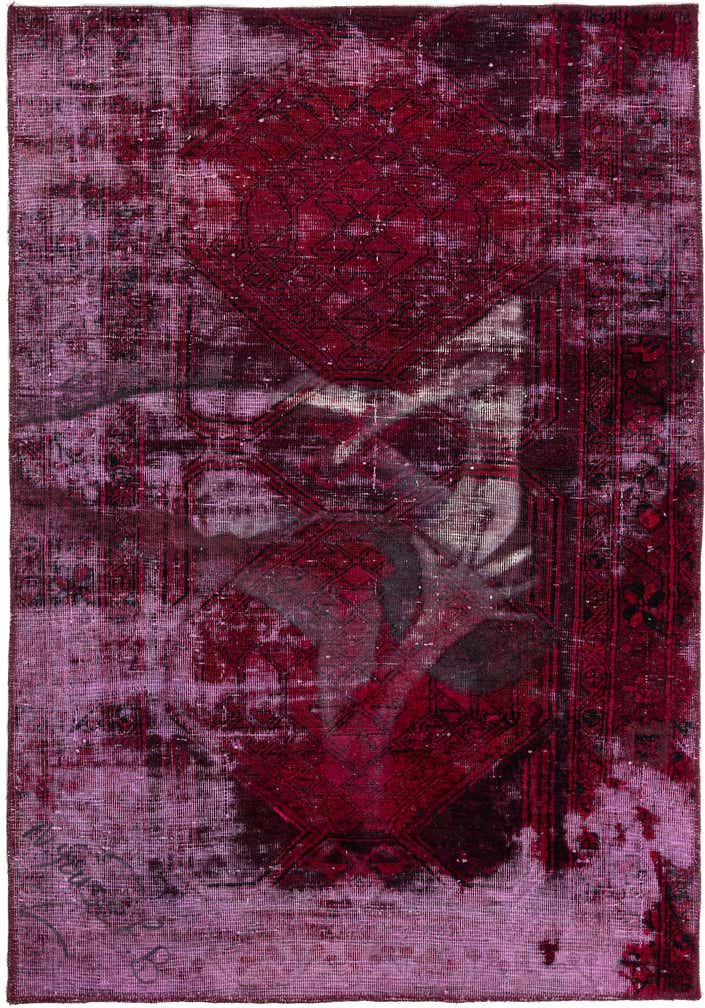 3' 8 x 5' 3 Hand Knotted Ultra Vintage Persian Wool Rug