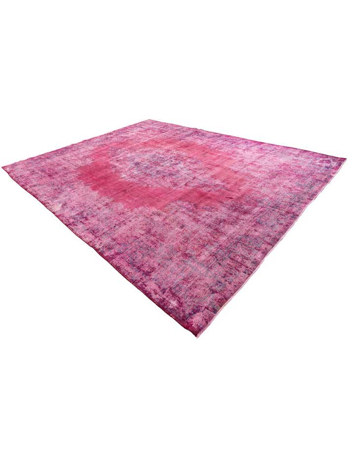 9' 8 x 12' 9 Hand Knotted Ultra Vintage Persian Wool Rug