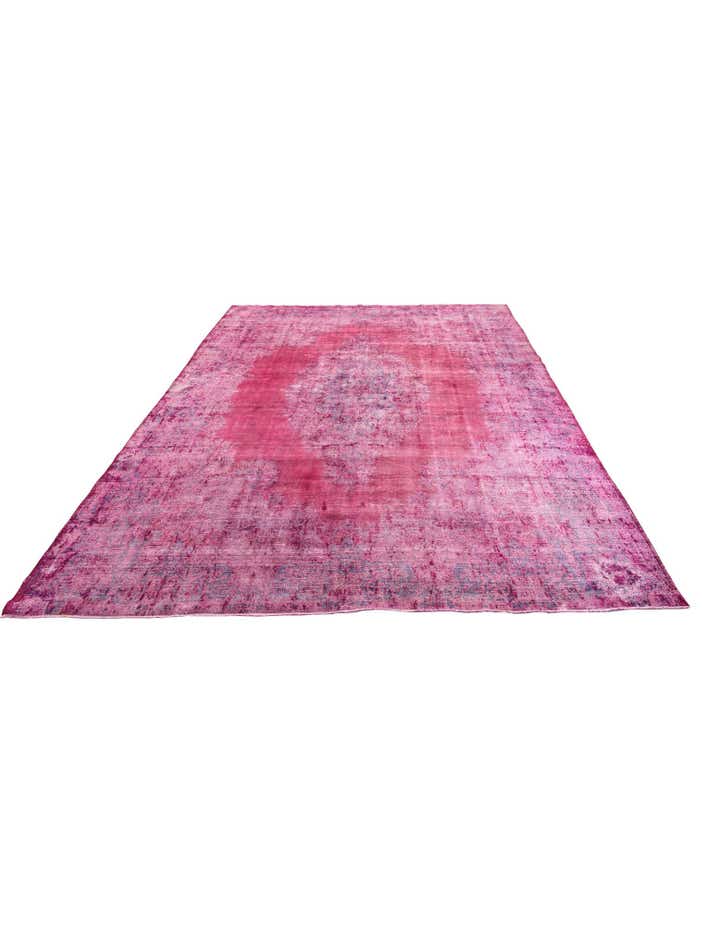 9' 8 x 12' 9 Hand Knotted Ultra Vintage Persian Wool Rug