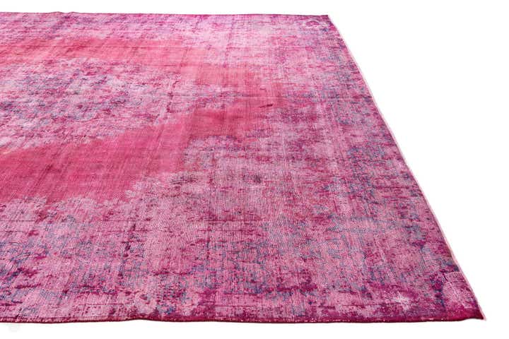 9' 8 x 12' 9 Hand Knotted Ultra Vintage Persian Wool Rug