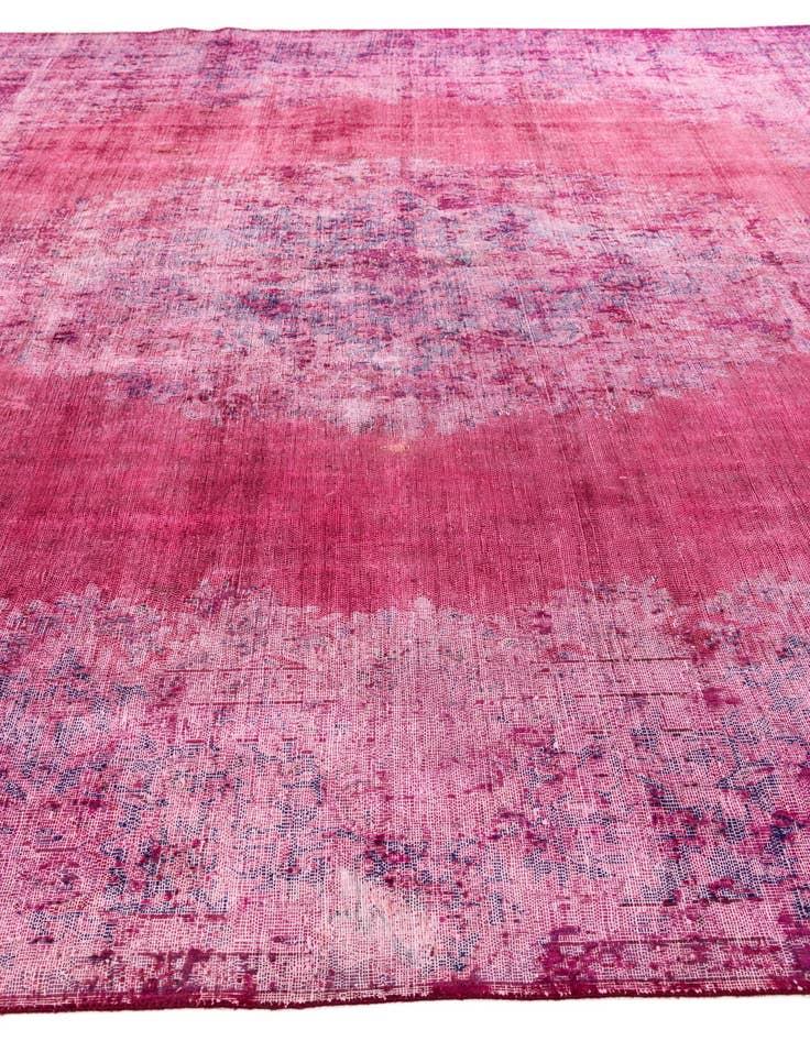 Detail image of 9' 8 x 12' 9  Hand Knotted Ultra Vintage Persian Wool Rug