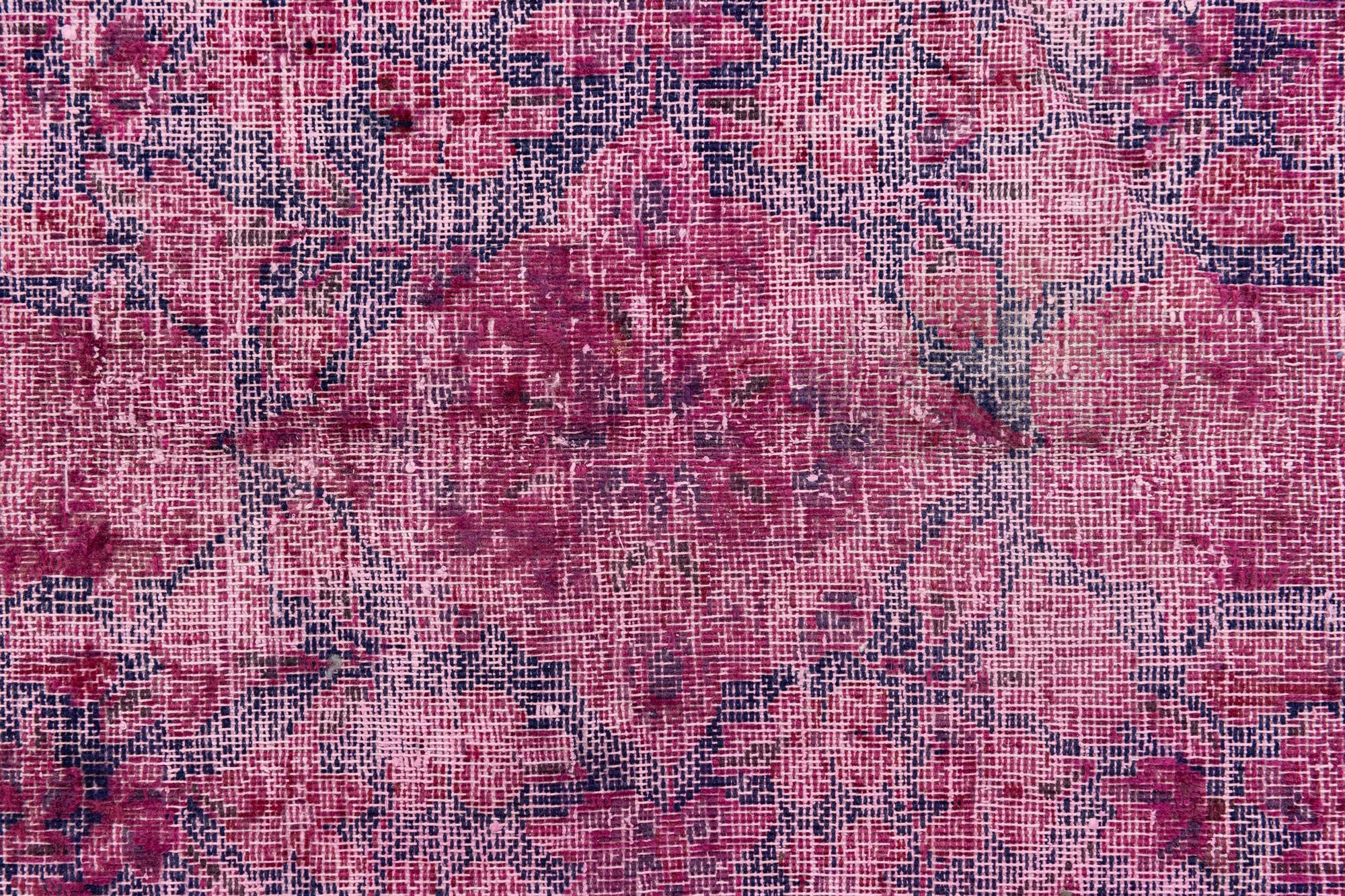 9' 8 x 12' 9 Hand Knotted Ultra Vintage Persian Wool Rug