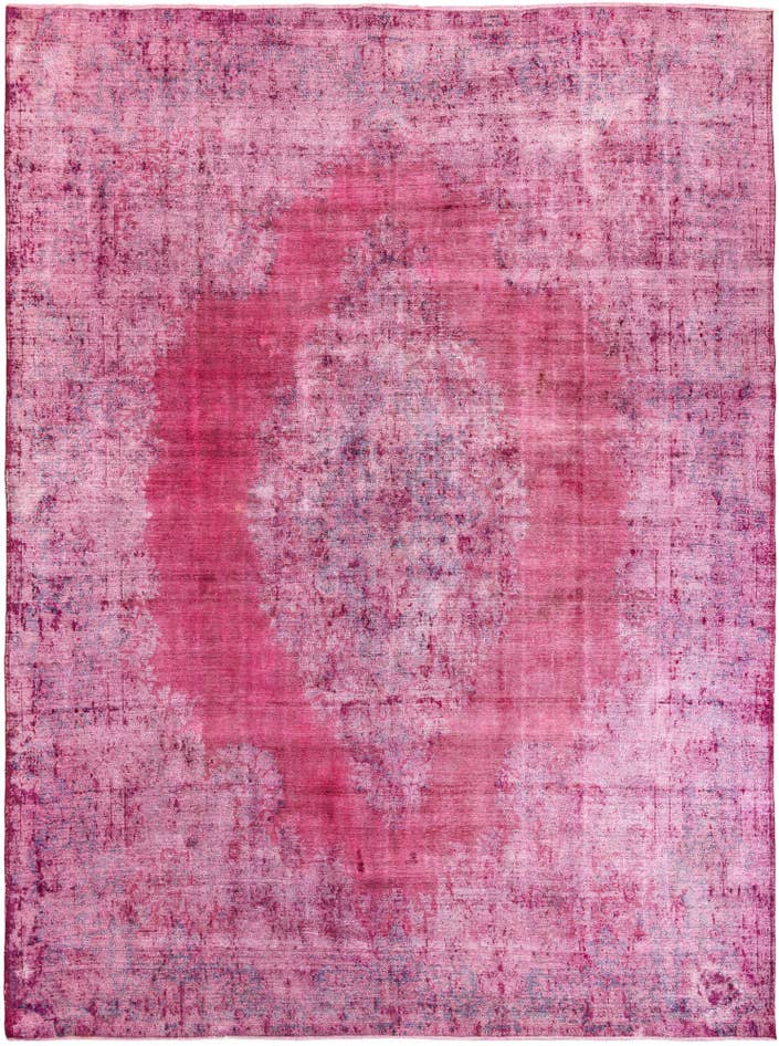 Detail image of 9' 8 x 12' 9 Hand Knotted Ultra Vintage Persian Wool Rug
