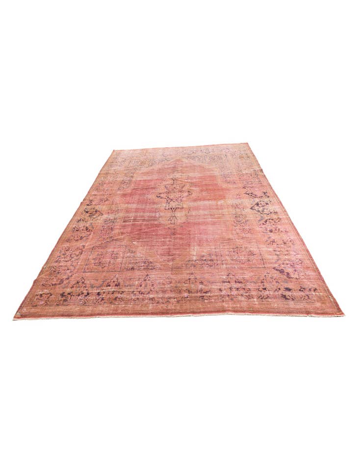 Detail image of 8' 6 x 12' Hand Knotted Ultra Vintage Persian Wool Rug