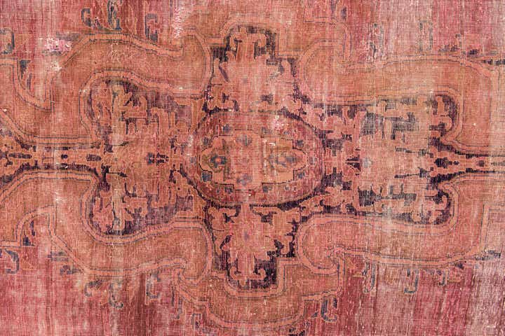 8' 6 x 12' Hand Knotted Ultra Vintage Persian Wool Rug