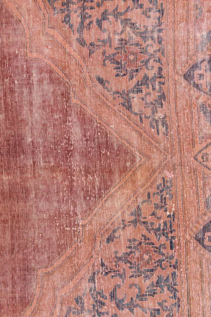 8' 6 x 12' Hand Knotted Ultra Vintage Persian Wool Rug