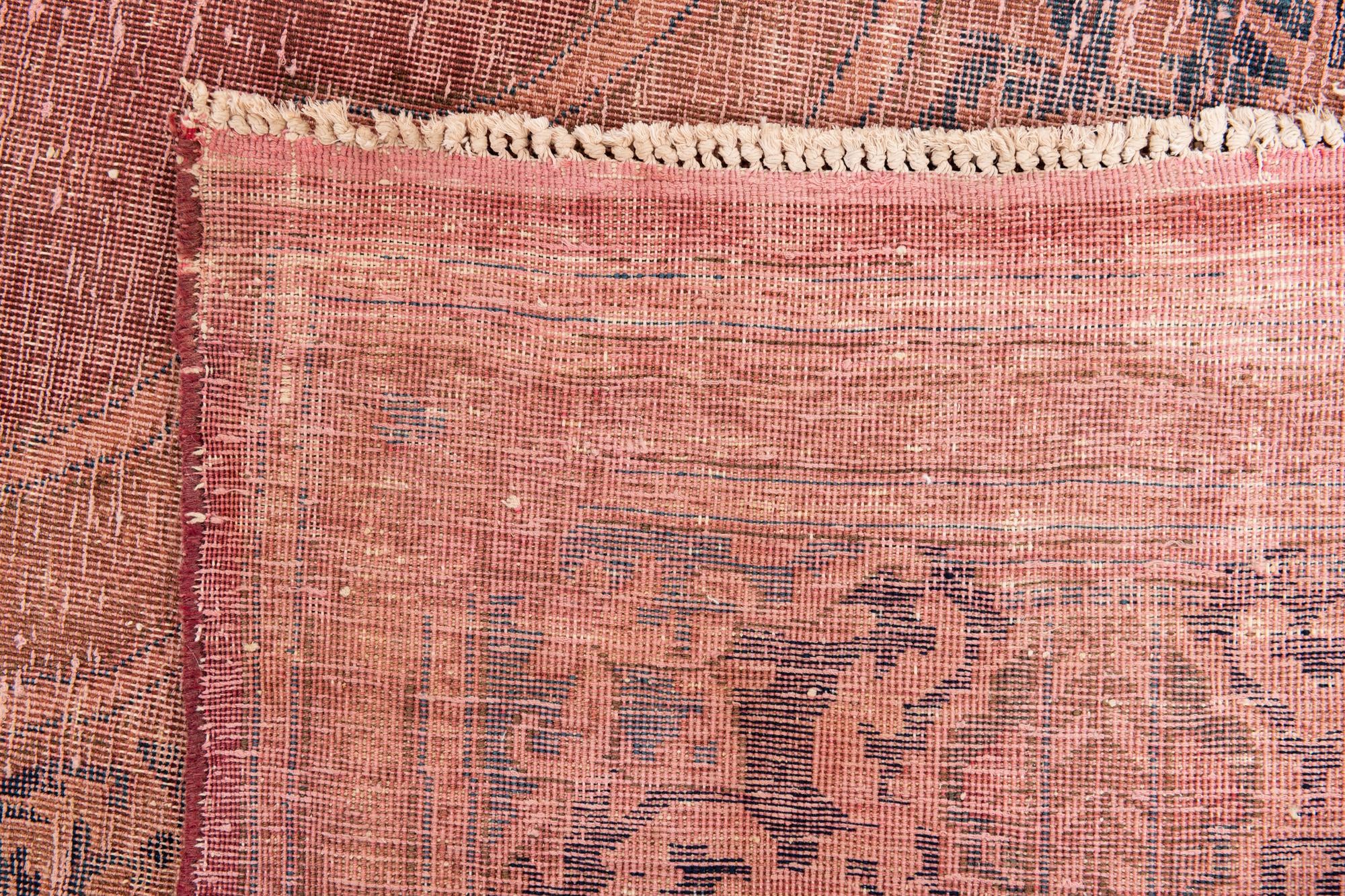 8' 6 x 12' Hand Knotted Ultra Vintage Persian Wool Rug