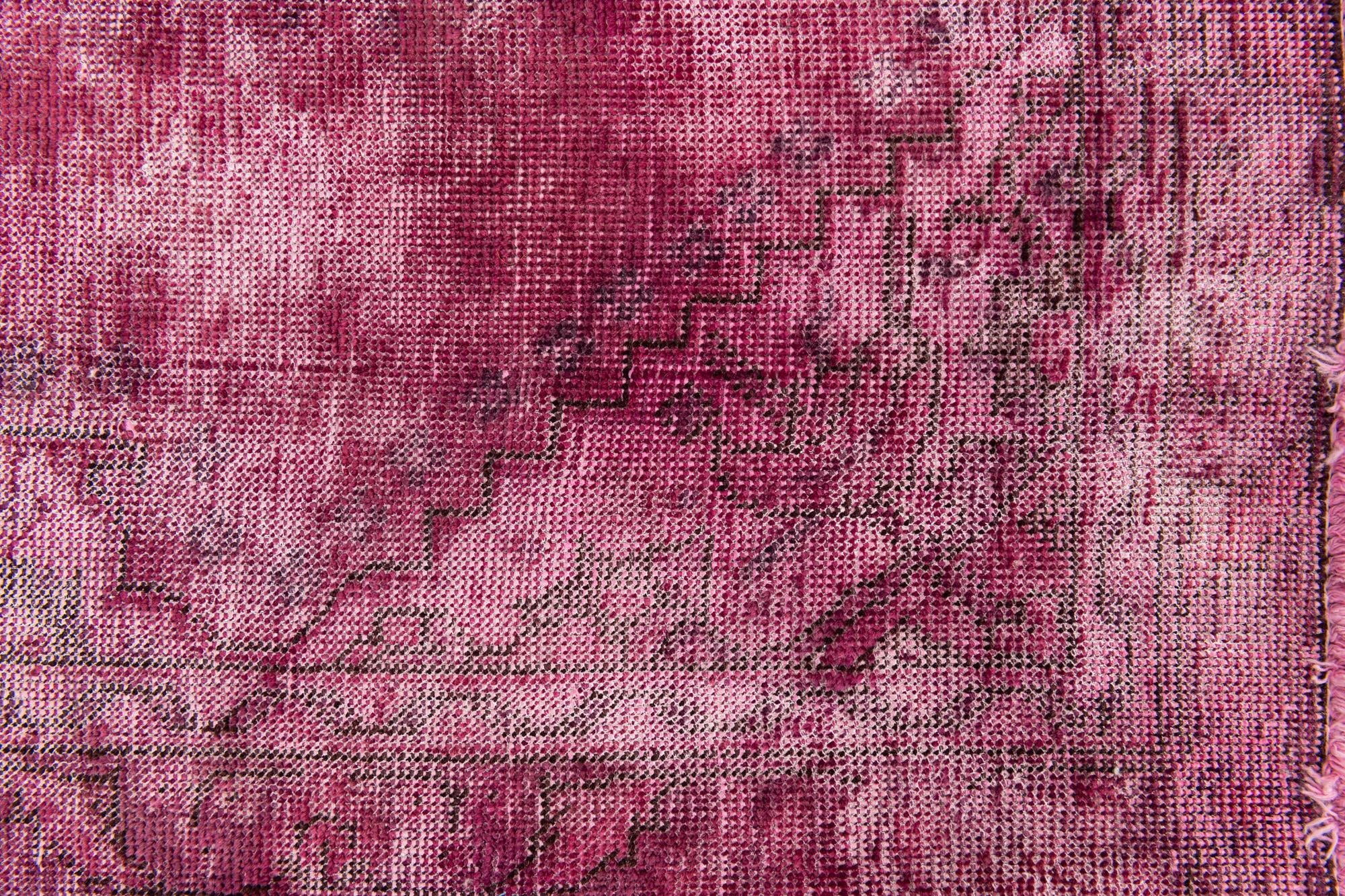 3' 2 x 4' 8 Hand Knotted Ultra Vintage Persian Wool Rug