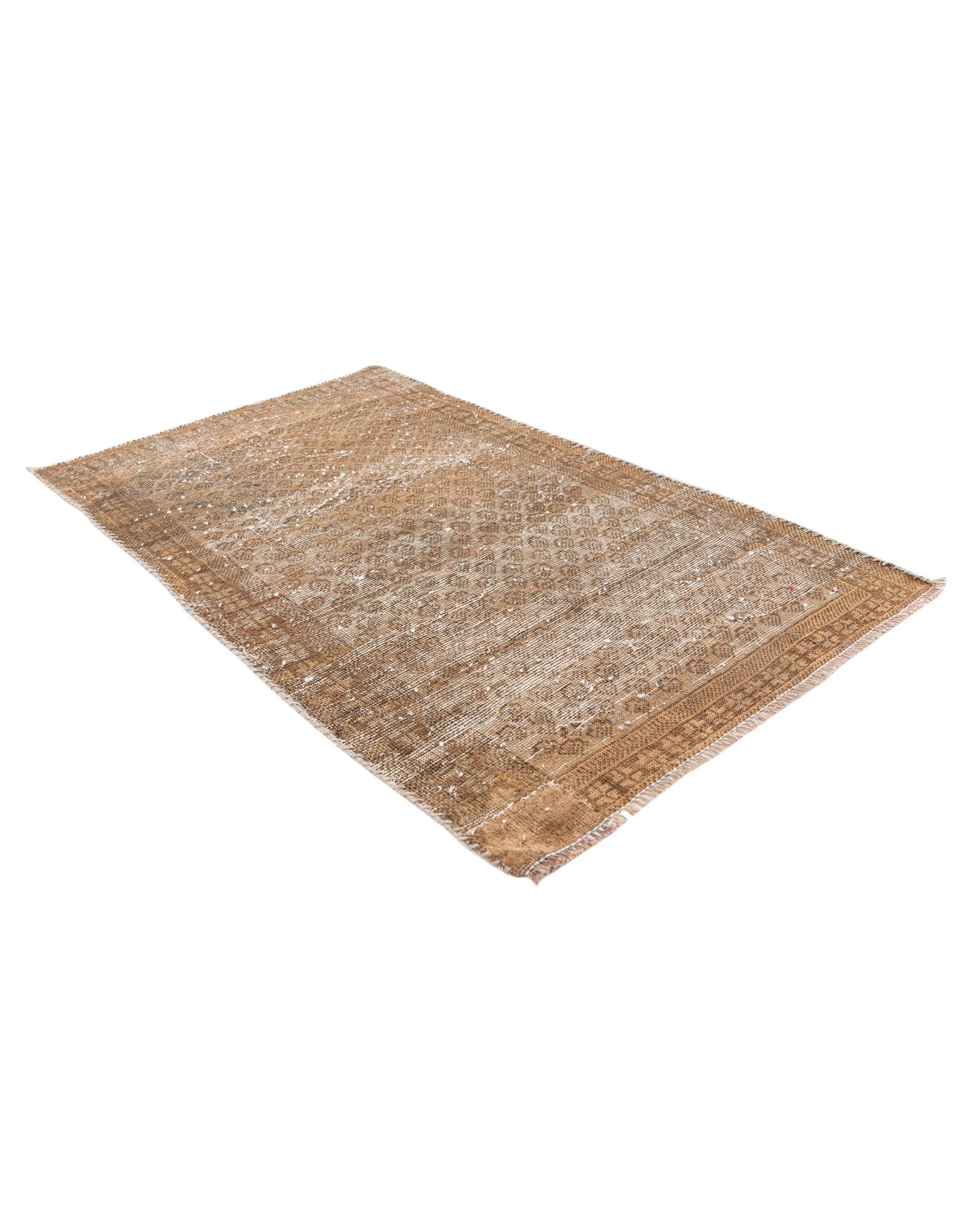 75cm x 125cm Hand Knotted Ultra Vintage Persian Wool Rug