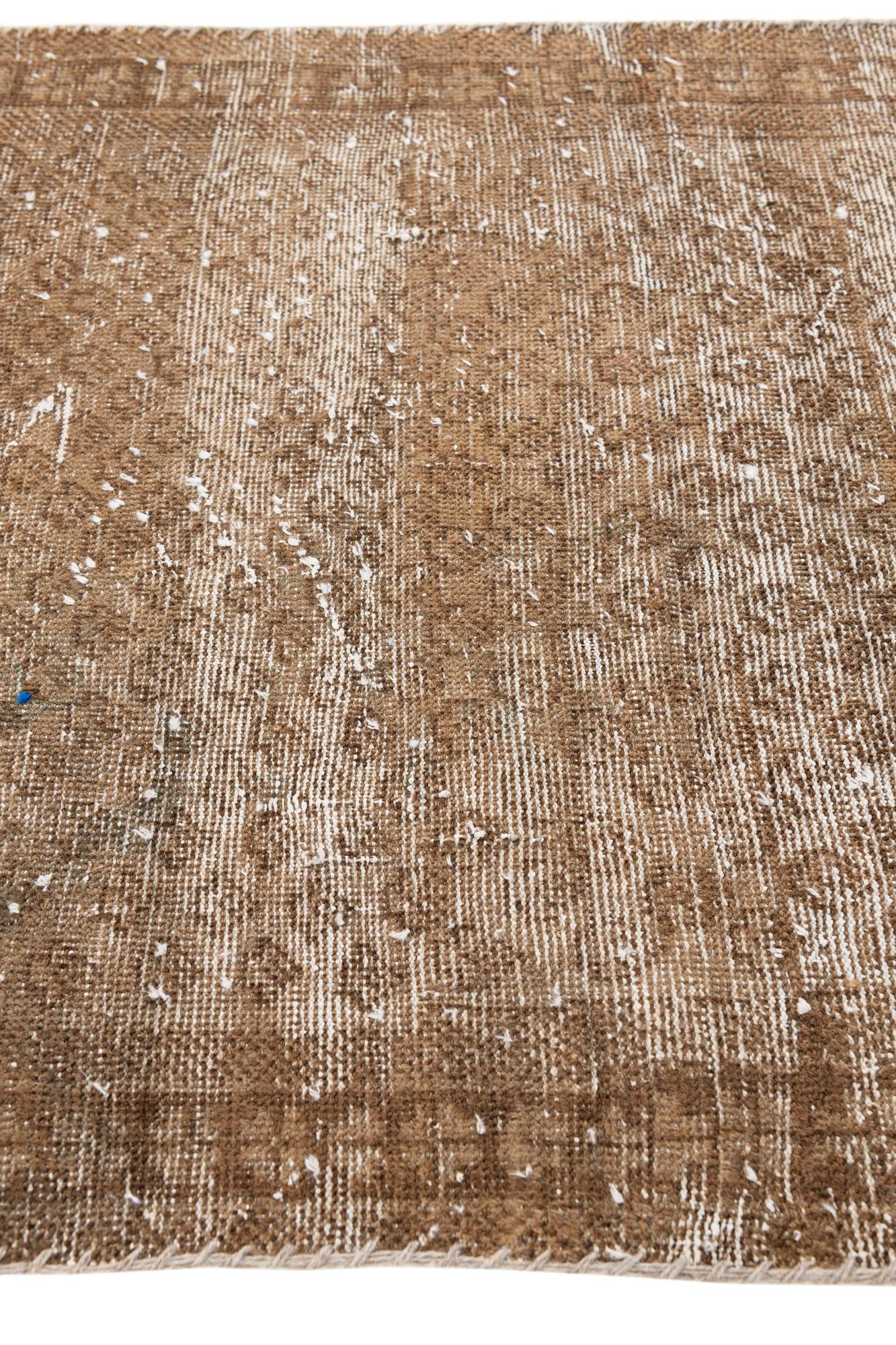 75cm x 125cm Hand Knotted Ultra Vintage Persian Wool Rug