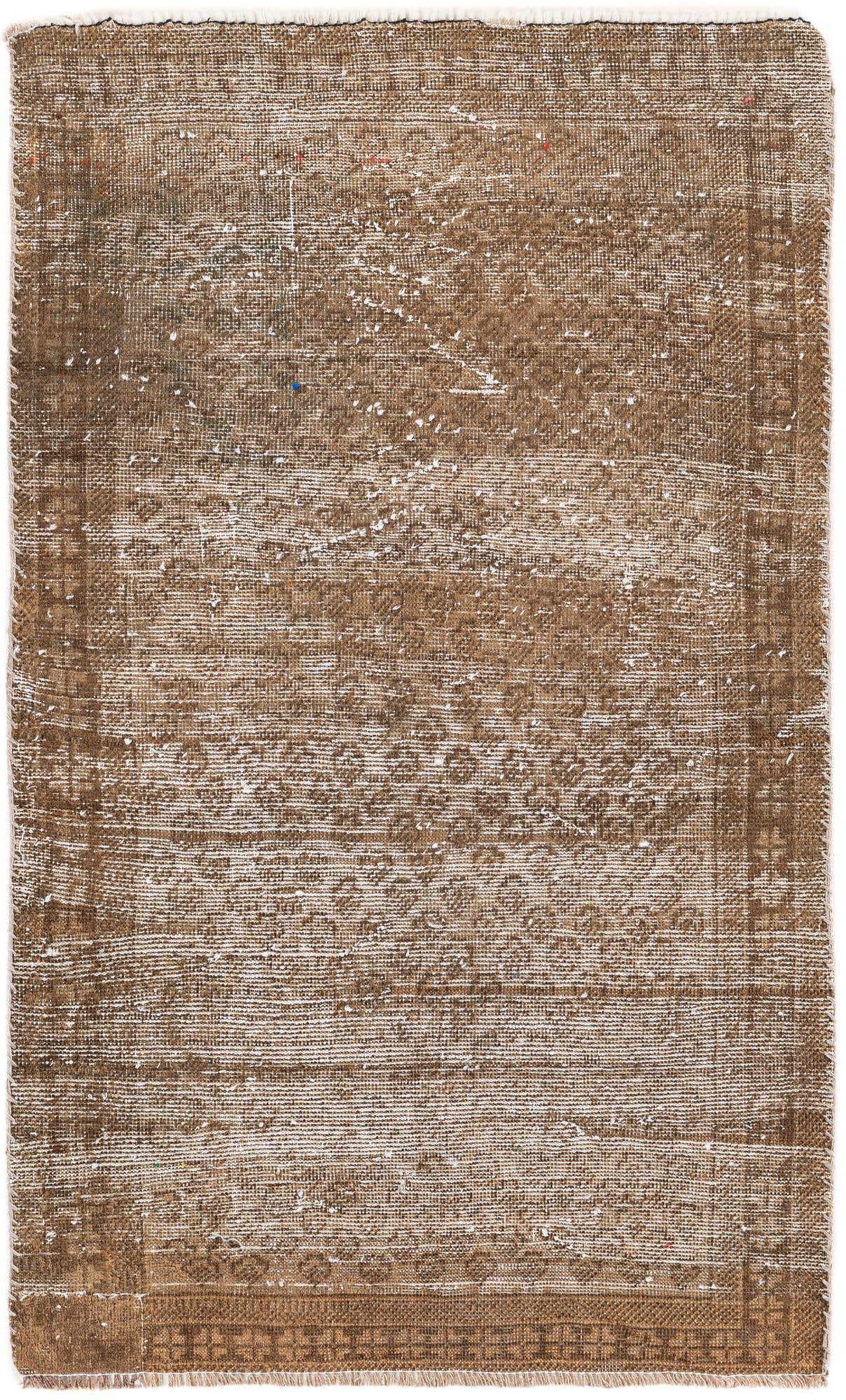 2' 6 x 4' 2 Hand Knotted Ultra Vintage Persian Wool Rug