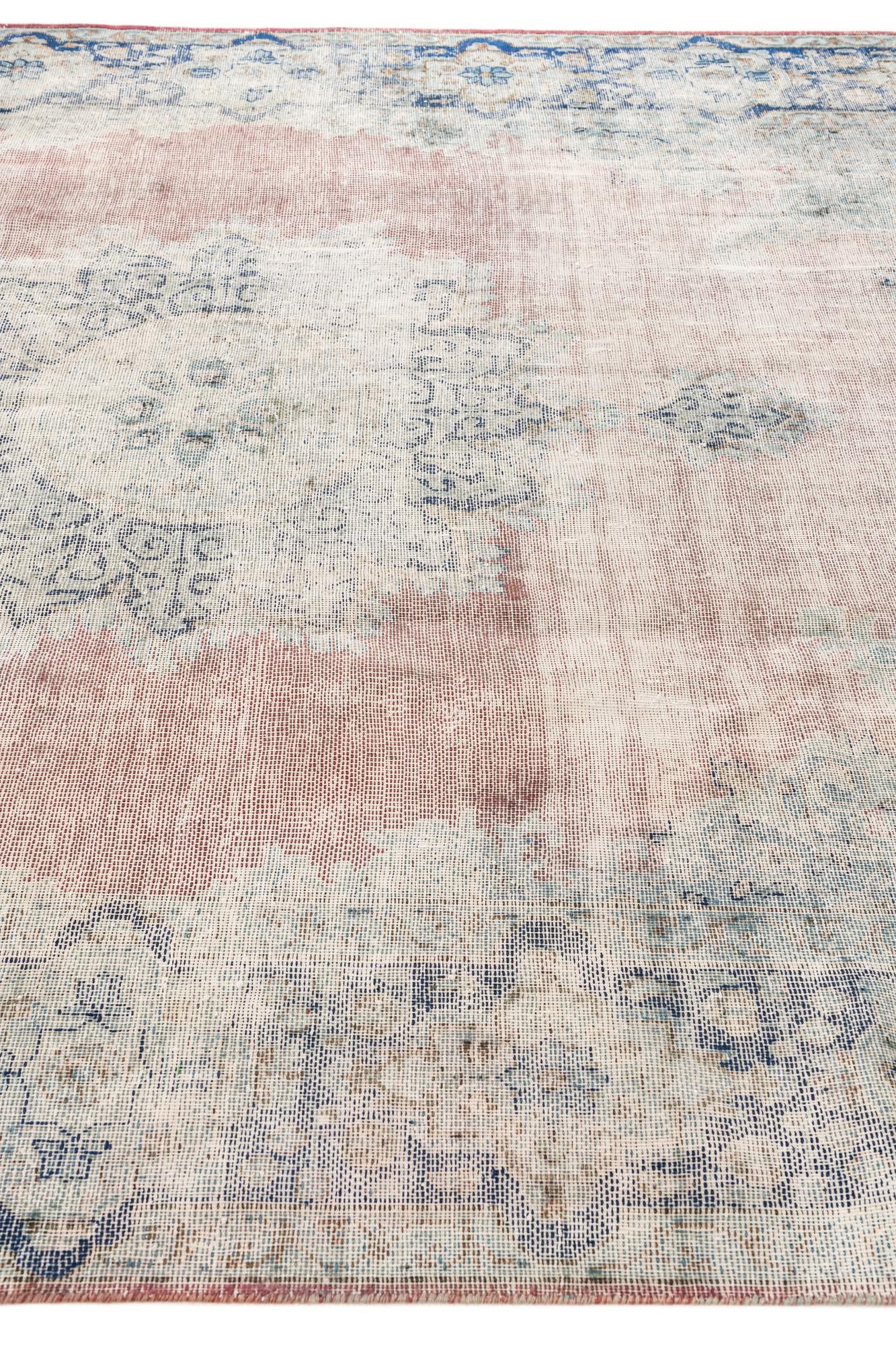 8' 2 x 11' 2 Hand Knotted Ultra Vintage Persian Wool Rug