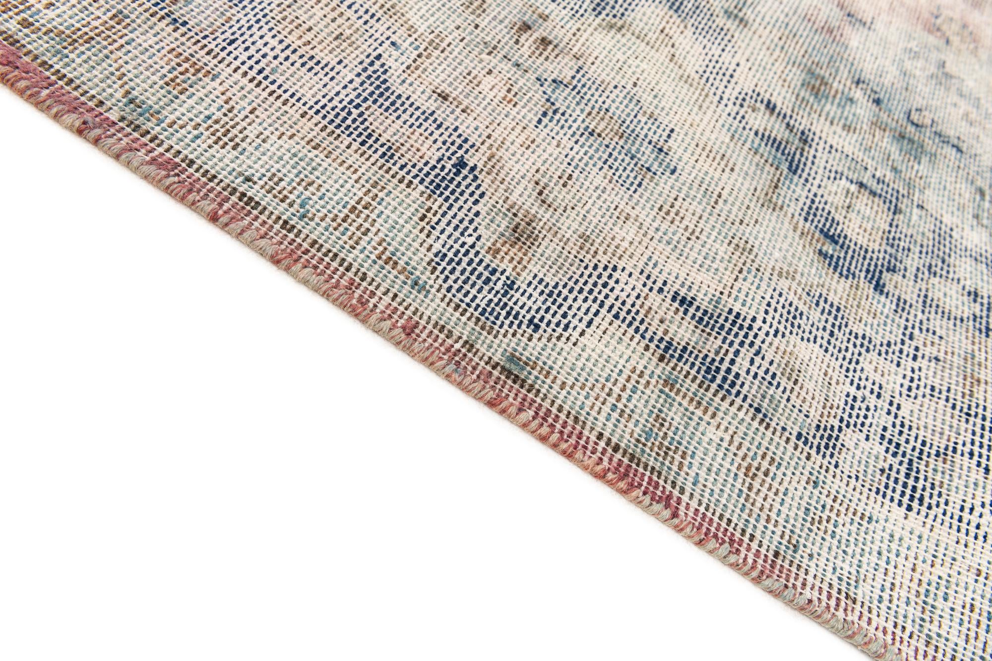 8' 2 x 11' 2 Hand Knotted Ultra Vintage Persian Wool Rug