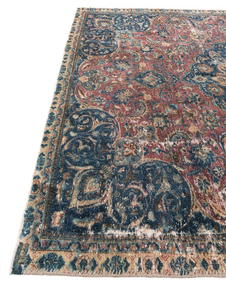 Detail image of 7' 3 x 10' 10  Hand Knotted Ultra Vintage Persian Wool Rug