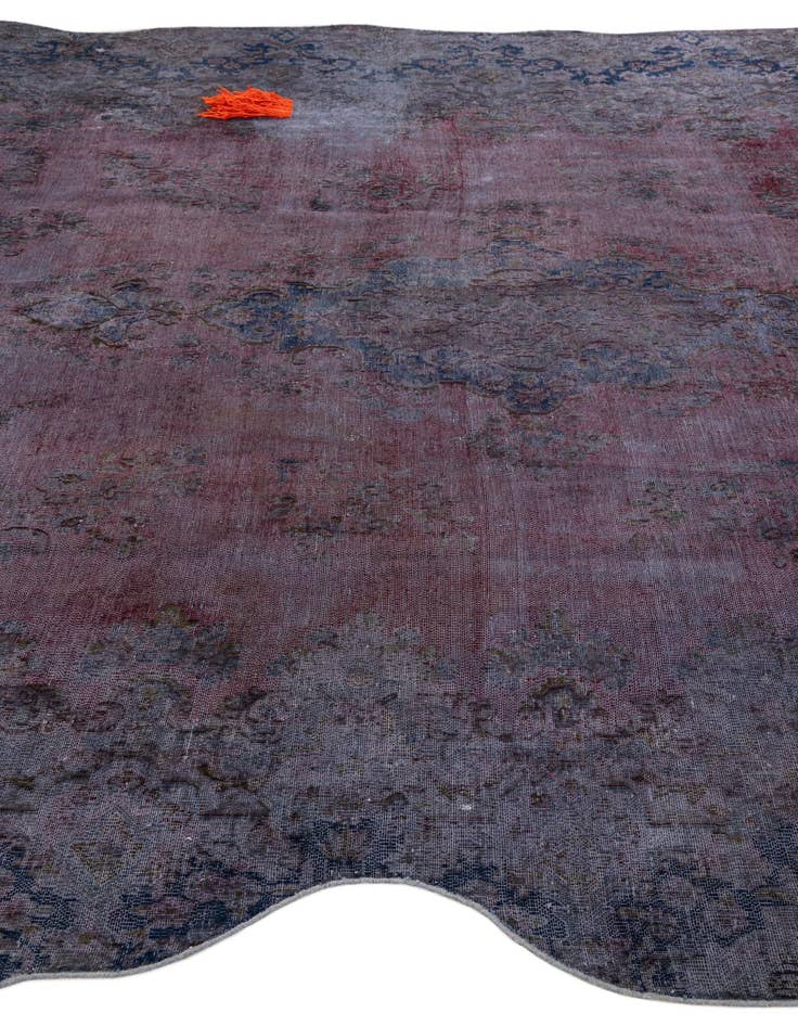 Detail image of 8' 8 x 13' 1  Hand Knotted Ultra Vintage Persian Wool Rug