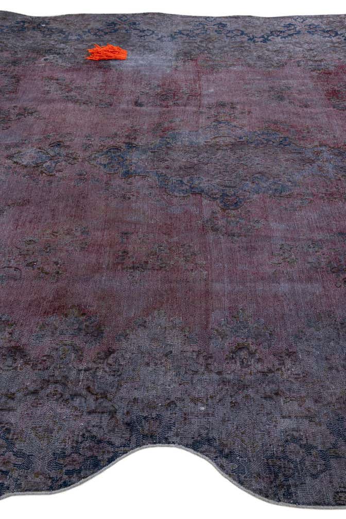 8' 8 x 13' 1 Hand Knotted Ultra Vintage Persian Wool Rug