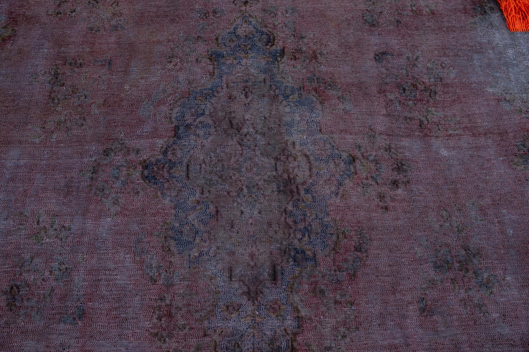 8' 8 x 13' 1 Hand Knotted Ultra Vintage Persian Wool Rug