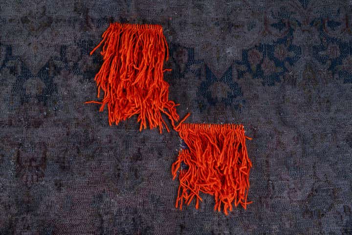 8' 8 x 13' 1 Hand Knotted Ultra Vintage Persian Wool Rug