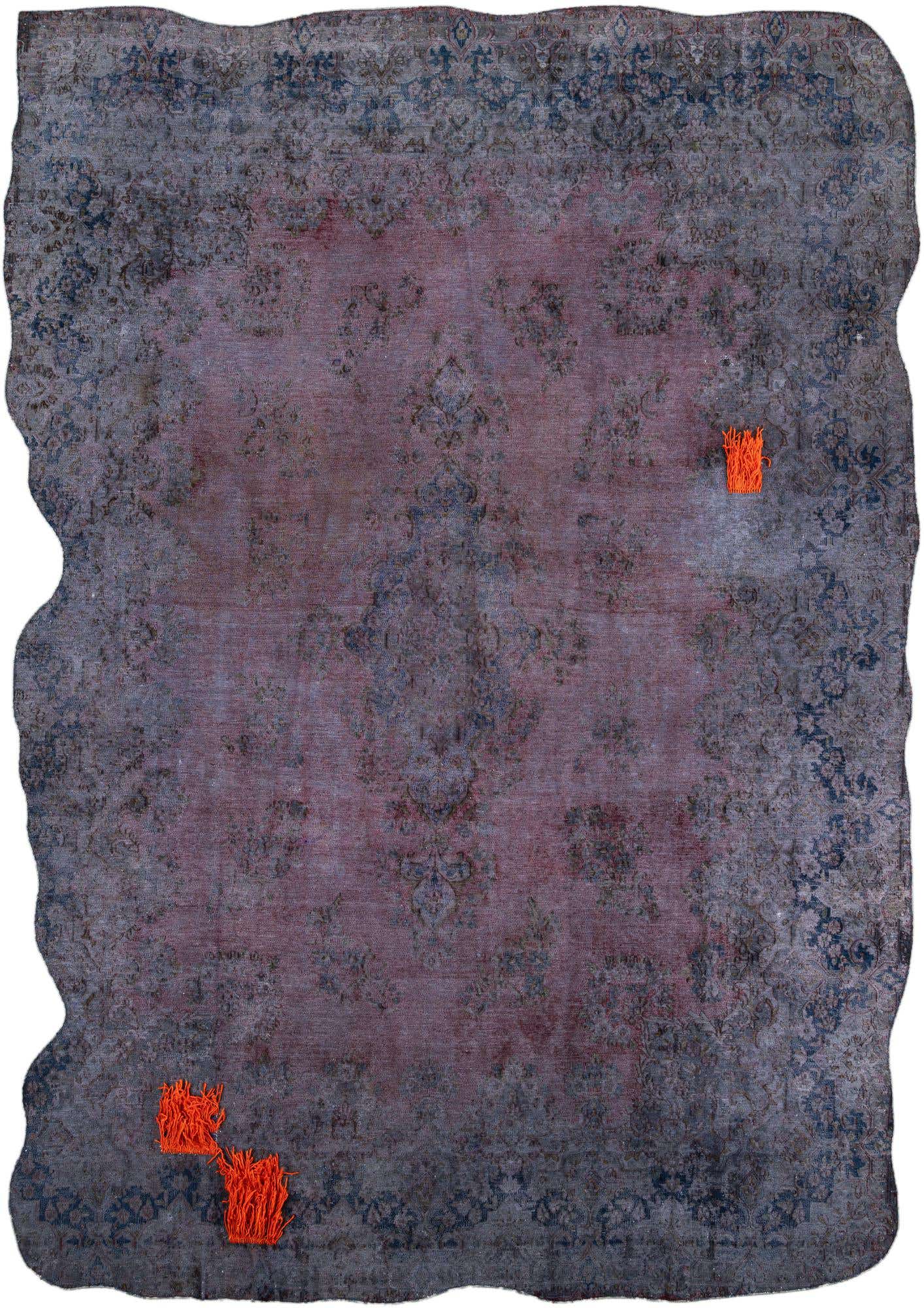 8' 8 x 13' 1 Hand Knotted Ultra Vintage Persian Wool Rug