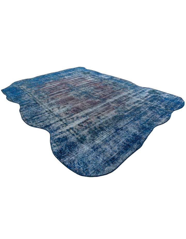 9' 8 x 13' 1 Hand Knotted Ultra Vintage Persian Wool Rug