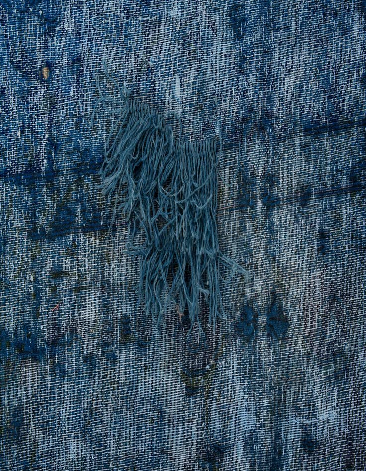 Detail image of 9' 8 x 13' 1  Hand Knotted Ultra Vintage Persian Wool Rug