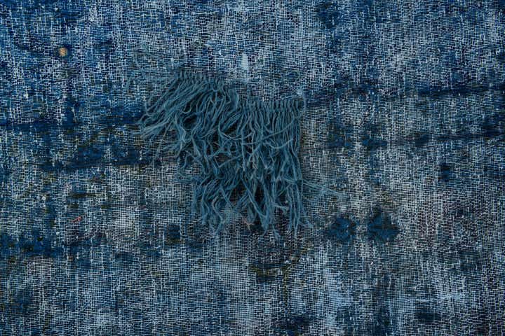 9' 8 x 13' 1 Hand Knotted Ultra Vintage Persian Wool Rug