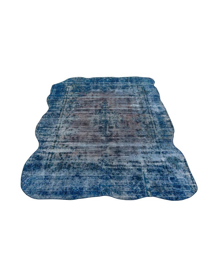 Detail image of 9' 8 x 13' 1 Hand Knotted Ultra Vintage Persian Wool Rug