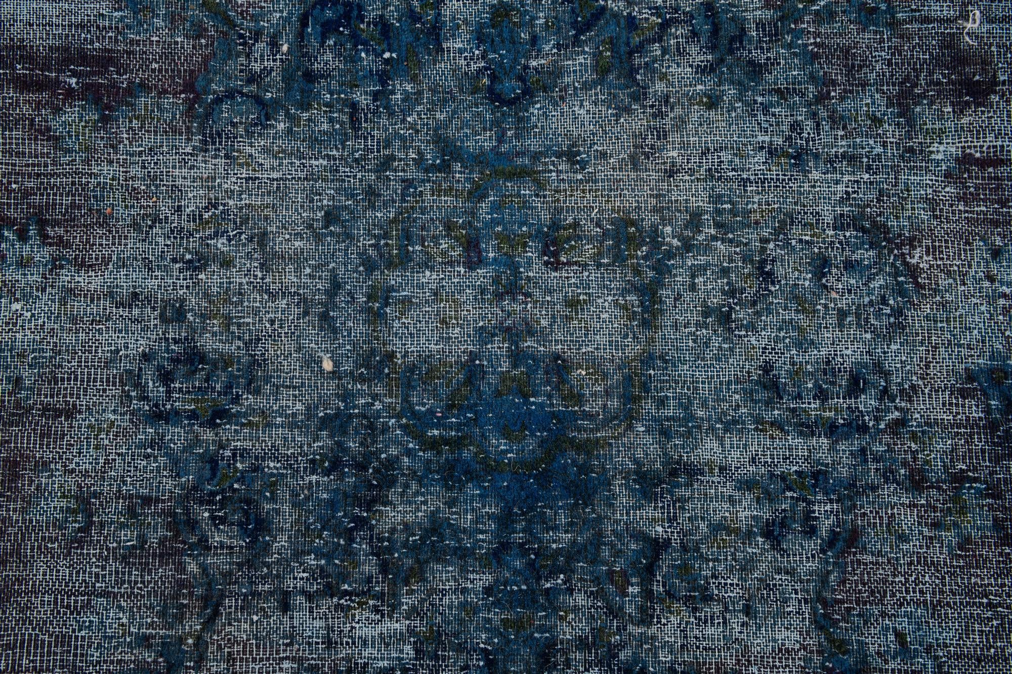 9' 8 x 13' 1 Hand Knotted Ultra Vintage Persian Wool Rug