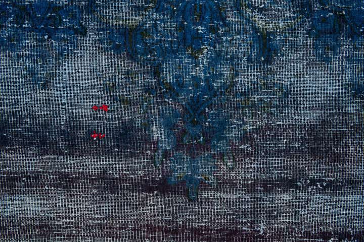 9' 8 x 13' 1 Hand Knotted Ultra Vintage Persian Wool Rug