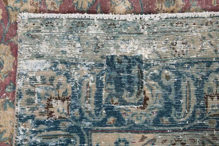 9' 5 x 10' 10 Hand Knotted Ultra Vintage Persian Wool Rug