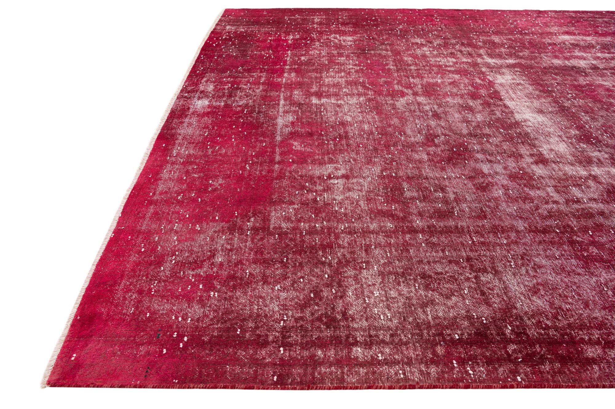 7' 10 x 11' Hand Knotted Ultra Vintage Persian Wool Rug