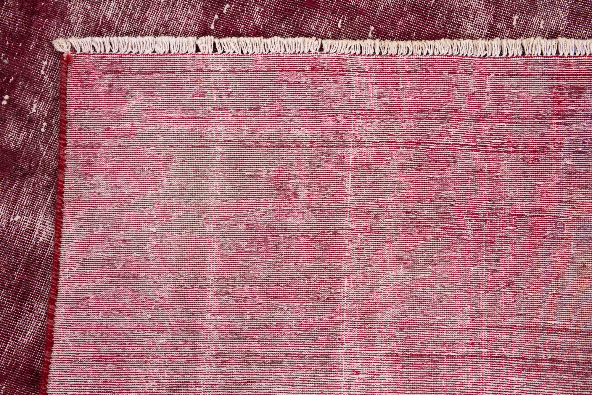7' 10 x 11' Hand Knotted Ultra Vintage Persian Wool Rug