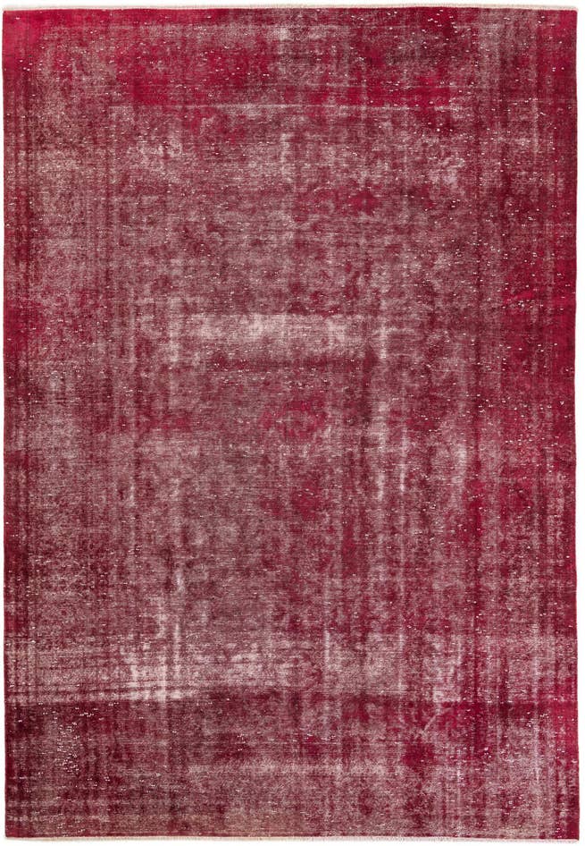 Detail image of 7' 10 x 11' Hand Knotted Ultra Vintage Persian Wool Rug